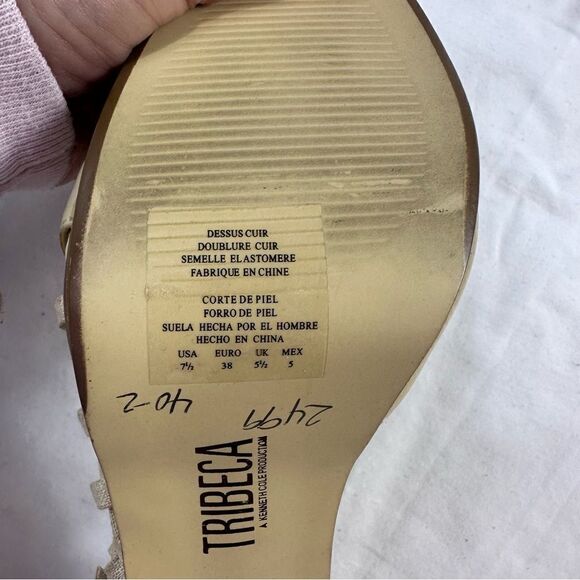 Womens Sz 7.5 Tribeca Social Scene High Heels - Picture 7 of 8